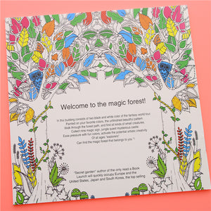 Enchanted Forest English Edition Coloring Book For Children