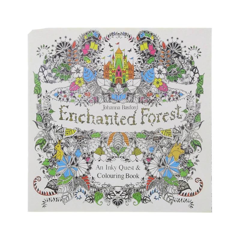 Enchanted Forest English Edition Coloring Book For Children